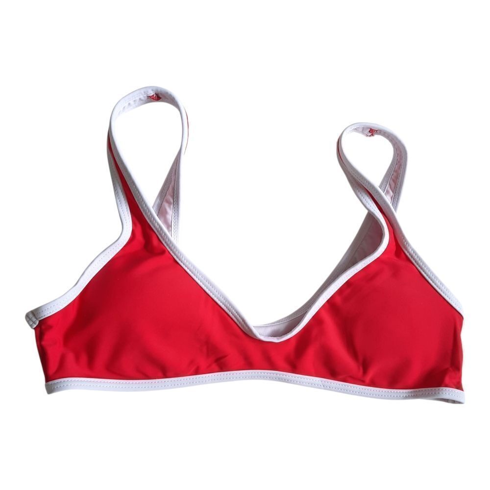 Zaful Red and White Bikini Swimwear